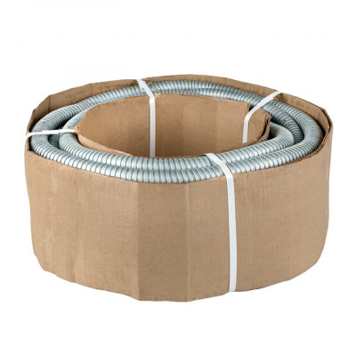 Фотография Металлорукав Р3-ЦХ-22 с протяжкой (15 м) EKF PROxima, артикул mrzn-22-15