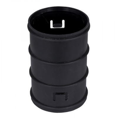 Фотография Муфта быстросъемная для двустенных труб d63 мм черная EKF-Plast, артикул CQR63