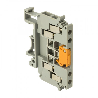 Фотография Клемма винтовая JXB-4/35K с ножевым размыкателем 4 вывода серая EKF, артикул plc-jxb-2-4/35K-gy