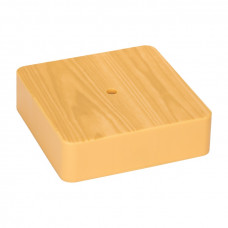 Коробка разветвительная KMP-030-032 (100х100х28)  светлое дерево EKF PROxima