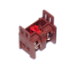Фотография Контакт дополнительный для светосигнальной арматуры NC бордовый EKF PROxima, артикул pbn-01-r