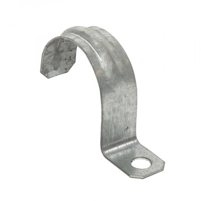 Фотография Скоба металлическая однолапковая d31-32 мм (10 шт) EKF PROxima, артикул sm-1-31-32-r