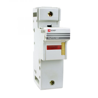 Фотография Предохранитель-разъединитель для ПВЦ 14x51 1P (с индикацией) EKF PROxima, артикул pr-14-51-1