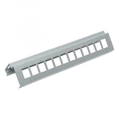 Фотография Патч-панель для 12 модулей RJ45 Nova EKF PROxima, артикул nv-pp12