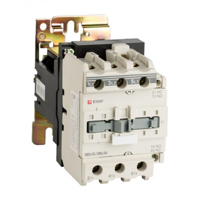 Фотография Контактор КМЭп малогабаритный 50А 220В DC 1NO 1NC EKF PROxima, артикул ctr-s-50-220-nc-no-p