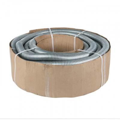 Фотография Металлорукав Р3-ЦХ-32 с протяжкой (25 м) EKF PROxima, артикул mrzn-32-25