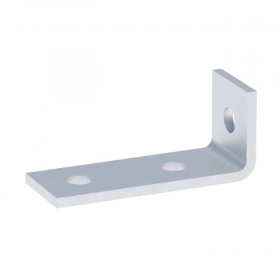 Фотография STRUT-пластина угловая 90гр. 3 отверстия HDZ EKF, артикул stpu3-HDZ