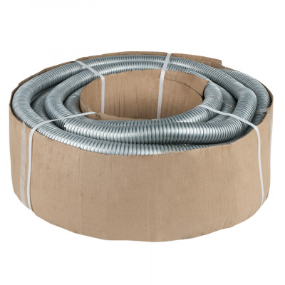 Фотография Металлорукав Р3-ЦХ-38 с протяжкой (25 м) EKF PROxima, артикул mrzn-38-25