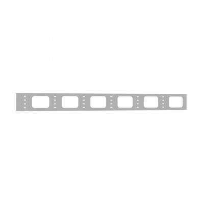 Фотография Органайзер кабельный вертикальный для стойки внешний с окнами, ширина 95мм 24U серия EKF PROxima, артикул ITACOV24