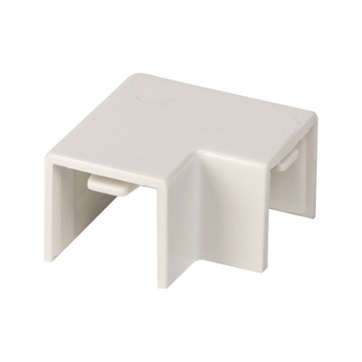 Фотография Поворот 90 гр. (16х16) (4 шт) белый EKF-Plast, артикул abw-16-16x4