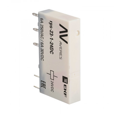 Фотография РП slim 23/1 6A 24В DC EKF AVERES, артикул rps-23-1-24DC