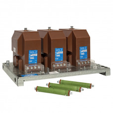 Трёхфазная группа трансформаторов напряжения НИОЛ-СТ-10-2М1-100/V3/100/3-0,5/3Р-30ВА/100ВА   У2