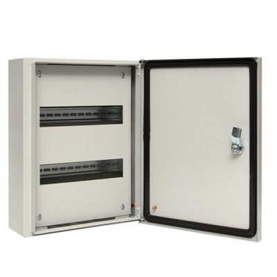 Фотография Щит распред. навесной ЩРН-24 (395х310х120) IP54 EKF Basic, артикул mb24-24-bas
