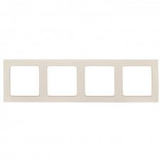 Стокгольм Рамка 4-местная белая EKF PROxima