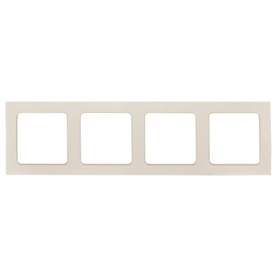 Фотография Стокгольм Рамка 4-местная белая EKF PROxima, артикул EZM-G-303-20