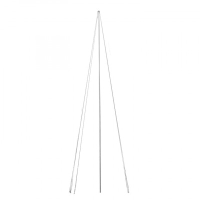 Фотография Мачта молниеприемная L=4м, D=40мм с оттяжками St EKF PROxima, артикул lp-4000-40-st