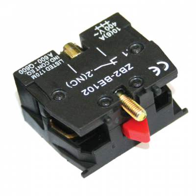 Фотография Контакт дополнительный XB-2 NC красный EKF PROxima, артикул pbn-xb-2-nc