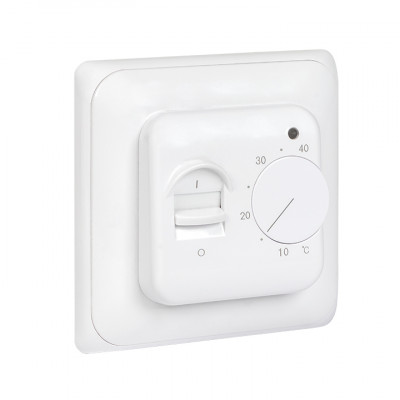 Фотография Термостат для теплых полов механический 16 A  230В  EKF Basic, артикул mtt-2