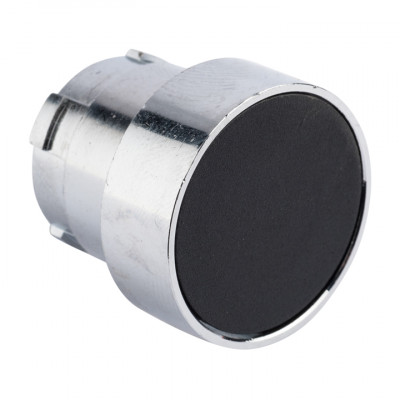 Фотография Исполнительный механизм кнопки XB4 черный плоский  возвратный без фиксации, без подсветки EKF PROxima, артикул XB4BA-BL