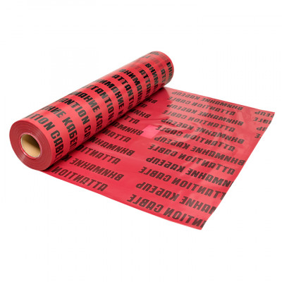 Фотография Лента сигнальная ЛСЭ Осторожно кабель 900х100 EKF Basic, артикул lse-900x100-bas