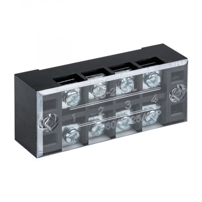 Фотография Терминал клеммный TB-2504 до 2,5 мм2 25A 4 клеммные пары EKF PROxima, артикул tb-2504