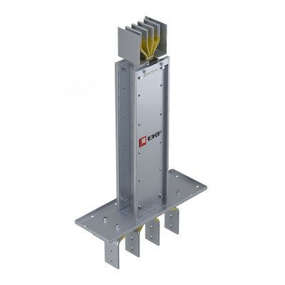 Фотография Фланцевая секция для подключения к щиту  нестандартной длинны 400 А IP55 AL 3L+N+PE(КОРПУС), артикул HPA04FP45X