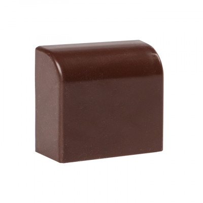 Фотография Заглушка (40х25) (4 шт) темное дерево EKF-Plast, артикул ecd-40-25x4