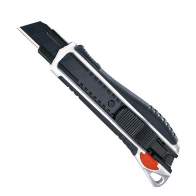 Фотография Нож строительно-монтажный 18 мм НСМ-50 (18мм)(SK4) Heavy Duty (до 25 кг) EKF Expert, артикул ncm-50-exp