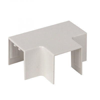 Фотография Угол T-образный (25х25) (4 шт) белый EKF-Plast, артикул tchw-25-25x4