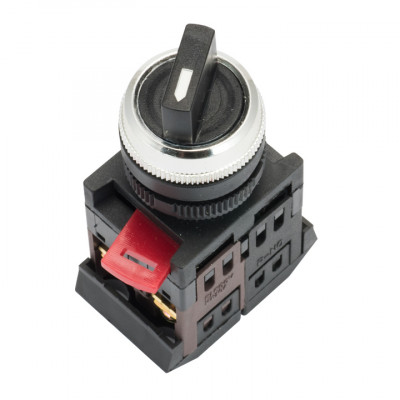 Фотография Переключатель  АС-22 2P черный NO+NC EKF EKF PROxima, артикул psw-ac-2p