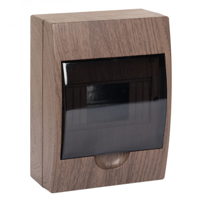 Фотография Щит распределительный навесной ЩРН-П- 6 темное дерево IP41 EKF PROxima, артикул pb40-n-6-dark