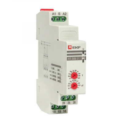 Фотография Реле времени (задержка выключ. после пропад. сигн.) RT-SBE-2 EKF PROxima, артикул rt-sbe-2