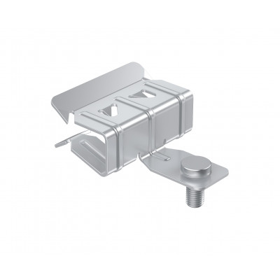 Фотография Зажим балочный 8-14 мм с отгибом и винтом М6х9 EKF PROxima, артикул ZB8-14-V6x9G