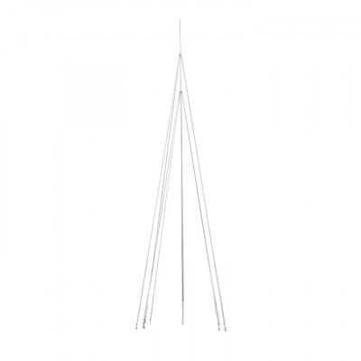 Фотография Мачта молниеприемная L=10м, D=40мм (+ коробка с растяжками)  AL/NI EKF PROxima, артикул lp-l10000