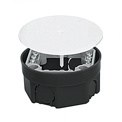 Фотография Коробка распаячная КМТ-010-021 для подштукатурного монтажа с клеммником и крышкой КМТ-010-021 (103х50) EKF PROxima, артикул plc-kmt-010-021