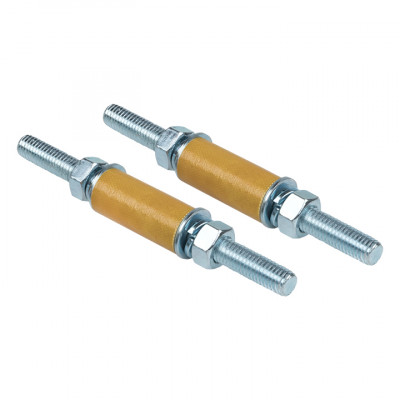 Фотография Втулочный изолятор Д=40 мм со шпилькой и крепежом (2 шт) EKF PROxima, артикул BSS40FA